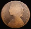 London Coins : A175 : Lot 2219 : Penny 1863 Open 3 in date Gouby BP1863B (J+g), Satin 46, Poor with some misty areas, the variety cle...