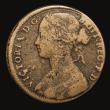 London Coins : A175 : Lot 2220 : Penny 1863 struck on a thicker heavy flan weighing 12.1 grammes, the flan around 1.75mm thick, the o...