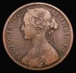 London Coins : A175 : Lot 2223 : Penny 1866 Raised dot between O and N of ONE, also an additional two dots in the field below the NN ...