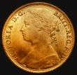 London Coins : A175 : Lot 2249 : Penny 1879 Freeman 97 dies 9+J, UNC with around 90% lustre, in an LCGS holder and graded LCGS 80, Ex...