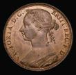 London Coins : A175 : Lot 2268 : Penny 1889 15 Leaves in wreath, Freeman 127 dies 12+N, UNC with good, slightly subdued lustre, in an...