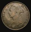 London Coins : A175 : Lot 2269 : Penny 1889 as Freeman 128 dies 13+N, 14 Leaves in wreath, with 15 teeth date spacing, VF/GVF, in an ...