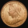 London Coins : A175 : Lot 2283 : Penny 1895 10.5 teeth date spacing, LCGS Variety 05, UNC with practically full, slightly subdued lus...