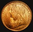London Coins : A175 : Lot 2289 : Penny 1896 as Freeman 143 dies 1+B, Gouby BP1896Ac 11 teeth date spacing, UNC, the obverse with arou...