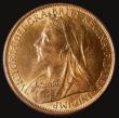 London Coins : A175 : Lot 2297 : Penny 1899 as Freeman 150 dies 1+B Gouby BP1899Ab 10 teeth date spacing, Lustrous UNC in an LCGS hol...