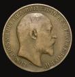 London Coins : A175 : Lot 2321 : Penny 1909 Freeman 169 dies 2+E, VG the reverse slightly better, the obverse with some heavier conta...