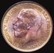 London Coins : A175 : Lot 2327 : Penny 1912H Freeman 173 dies 1+A, Lustrous UNC with attractive blue and purple toning, giving excell...
