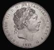 London Coins : A175 : Lot 2379 : Crown 1818 LIX ESC 214, Bull 2009 UNC with a subtle old tone, the obverse with some contact marks be...