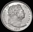London Coins : A175 : Lot 2567 : Halfcrown 1817 Bull Head ESC 616, Bull 2090 GEF and lustrous