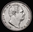 London Coins : A175 : Lot 2825 : Sixpence 1836 ESC 1678, Bull 2510 NEF the key date in the William IV series