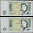 London Coins : A175 : Lot 60 : One Pound Somerset B341 issued 1981 very first run (2) consecutives AN01 001810 and 001811, UNC