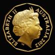 London Coins : A175 : Lot 646 : Australia 50 Cents 2012 Gold Proof 33.93 grammes of .999 gold, FDC uncased in capsule with certifica...