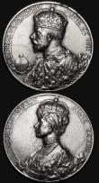 London Coins : A175 : Lot 799 : Coronation Medals (2) George V Coronation 1911 51mm diameter in silver Eimer 1922a, BHM 4022 the Off...