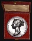 London Coins : A175 : Lot 806 : Coronation of Queen Victoria 1838 36mm diameter in silver by B.Pistrucci, Eimer 1315, BHM 1801, Obve...
