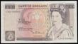 London Coins : A175 : Lot 83 : Ten Pounds Somerset CX03 690953 ERROR with a blank white strip about a millimetre in width running d...