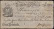 London Coins : A175 : Lot 86 : Kingsbridge Bank 1 Pound dated with the last year before it failed 14th March 1825 No. 3933 For John...