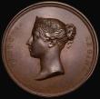 London Coins : A175 : Lot 903 : Victoria, Visit to the City of London 1837, 55mm diameter in bronze by W.Wyon, Eimer 1304, BHM 1775,...