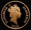 London Coins : A175 : Lot 943 : Alderney &pound;25 Gold 2004 History of the Royal Navy - HMS Revenge, KM#69 Gold Proof, FDC uncased,...