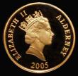 London Coins : A175 : Lot 944 : Alderney &pound;25 Gold 2005 History of the Royal Navy - HMS Warspite, KM#117 Gold Proof, a hint of ...