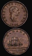 London Coins : A175 : Lot 964 : Barbados Penny 1806 KM#1 VF formerly in a PCGS holder and graded AU50, (comes with the PCGS ticket),...