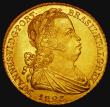 London Coins : A176 : Lot 1014 : Portugal Gold Peca (6400 Reis) 1823 KM#364 UNC or near so and lustrous, a superb high grade example
