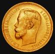 London Coins : A176 : Lot 1021 : Russia Five Roubles Gold 1902 AP Y#62 UNC and lustrous, a choice example