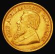 London Coins : A176 : Lot 1026 : South Africa Gold Half Pond 1895 KM#9.2 NEF/GEF the obverse with some contact marks, the reverse ret...