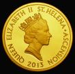 London Coins : A176 : Lot 1044 : St. Helena and Ascension One Mohur Gold 2013, the reverse a modern representation in the style of th...