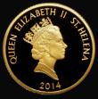 London Coins : A176 : Lot 1045 : St. Helena Gold Mohur 2014 Proof, the  reverse design in the style of the India Gold Mohur 1835, wit...