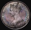London Coins : A176 : Lot 1187 : Crown 1847 Gothic UNDECIMO ESC 288, Bull 2571 EF the obverse with some hairlines and contact marks u...