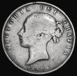 London Coins : A176 : Lot 1523 : Halfcrown 1848 8 over 6 ESC 681A, Bull 2728, VG, Rare