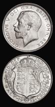 London Coins : A176 : Lot 1551 : Halfcrowns (2) 1912 ESC 759, Bull 3711 EF and lustrous, 1913 ESC 760, Bull 3712 GVF/NEF