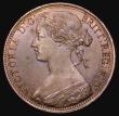 London Coins : A176 : Lot 1652 : Penny 1873 Freeman 64 dies 6+G, UNC, the reverse very near so with light cabinet friction, the obver...