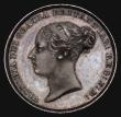 London Coins : A176 : Lot 1763 : Sixpence 1839 Plain Edge Proof ESC 1685, Bull 3171, Davies 1031E, die axis upright, nFDC with a subt...