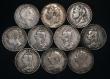 London Coins : A176 : Lot 2265 : Crowns (10) 1819 LIX, 1821 Ex-Swivel Mount, 1822 TERTIO, 1845 Cinquefoil stops, 1888, 1889, 1890, 18...