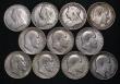 London Coins : A176 : Lot 2311 : Florins (11) 1894, 1896, 1900, 1903, 1904, 1905 Rare (VG), 1906, 1907, 1908, 1909, 1910 VG to VF