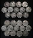 London Coins : A176 : Lot 2346 : Halfcrowns (27) 1874, 1875, 1876 Rare, 1879 (Ex-Jewellery), 1880, 1881 (Ex-Mount), 1882, 1883, 1884,...