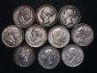London Coins : A176 : Lot 2412 : Shillings (10) 1816 ESC 1228, Bull 2140 NEF, 1817 IIONI Bull 2146, GVF lightly toned, 1826 ESC 1257,...