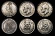 London Coins : A176 : Lot 2417 : Shillings (3) 1889 Large Jubilee Head ESC 1355, Bull 3142, Davies 986 dies 2D GEF and lustrous, 1915...