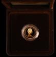 London Coins : A176 : Lot 452 : Sovereign 1981 S.SC1 Gold Proof nFDC lightly toned, with a handling mark, in the Royal Mint soft cas...