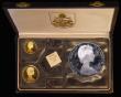 London Coins : A176 : Lot 617 : Bermuda Proof Set 1977 Queen Elizabeth II Silver Jubilee a 3-coin set comprising $100 Gold 1977 Deli...
