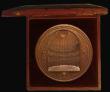 London Coins : A176 : Lot 736 : Coal Exchange Opened 1849, 89mm diameter in bronze by B.Wyon, Eimer 1435, BHM 2357, Welch 6, Obverse...