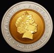 London Coins : A176 : Lot 839 : Australia $100 'The Perth Mint Centenary Sovereign'  1999 a 22 ct. gold sovereign centrepi...