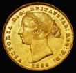 London Coins : A176 : Lot 845 : Australia Sovereign 1866 Sydney Branch Mint, Marsh 371, McDonald 113 EF with some contact marks and ...
