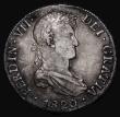 London Coins : A176 : Lot 854 : Bolivia 8 Reales 1820 PTS PJ KM#84 Good Fine with some gold tone
