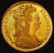 London Coins : A176 : Lot 857 : Brazil 6400 Reis Gold 1795R KM#226.1 EF/About EF and lustrous