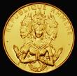London Coins : A176 : Lot 863 : Cambodia 50,000 Riels 1974 Gold KM#64 BU with full lustre