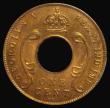 London Coins : A176 : Lot 887 : East Africa One Cent 1928KN Specimen striking KM#22 in a PCGS holder and graded SP65 RB 