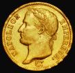London Coins : A176 : Lot 900 : France 40 Francs Gold 1811A KM#696.1 GVF/VF the obverse with some scratches