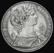 London Coins : A176 : Lot 911 : German States - Frankfurt Thaler 1858 KM#355 NEF/GVF the obverse with some contact marks